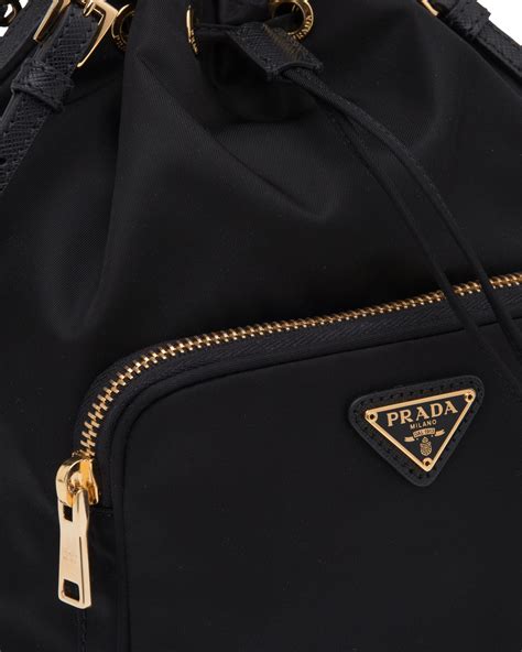 prada duet re-nylon shoulder bag